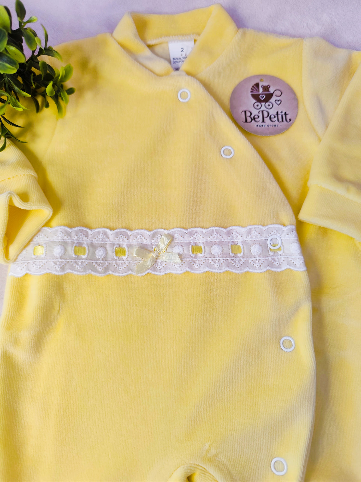 Babygrow veludo