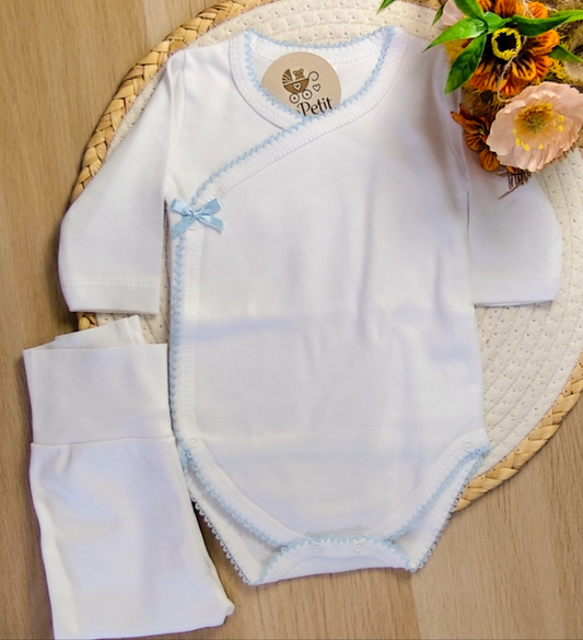 Conjunto  body e calça c/ carda