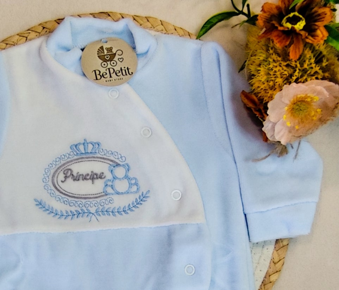Babygrow veludo principe