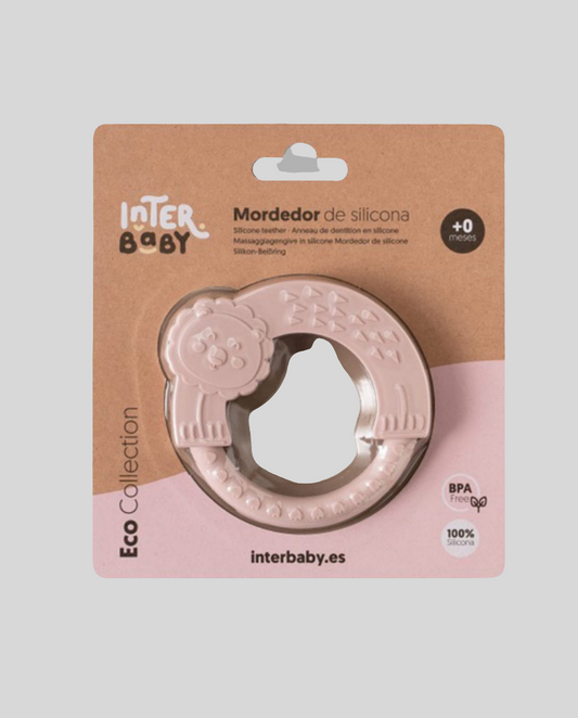 Mordedor bebé silicone leão