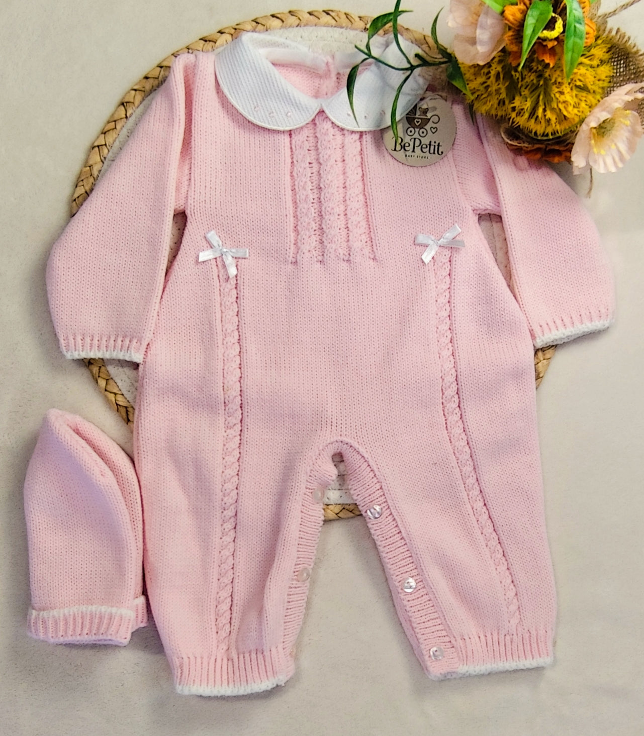 Conjunto malha rosa