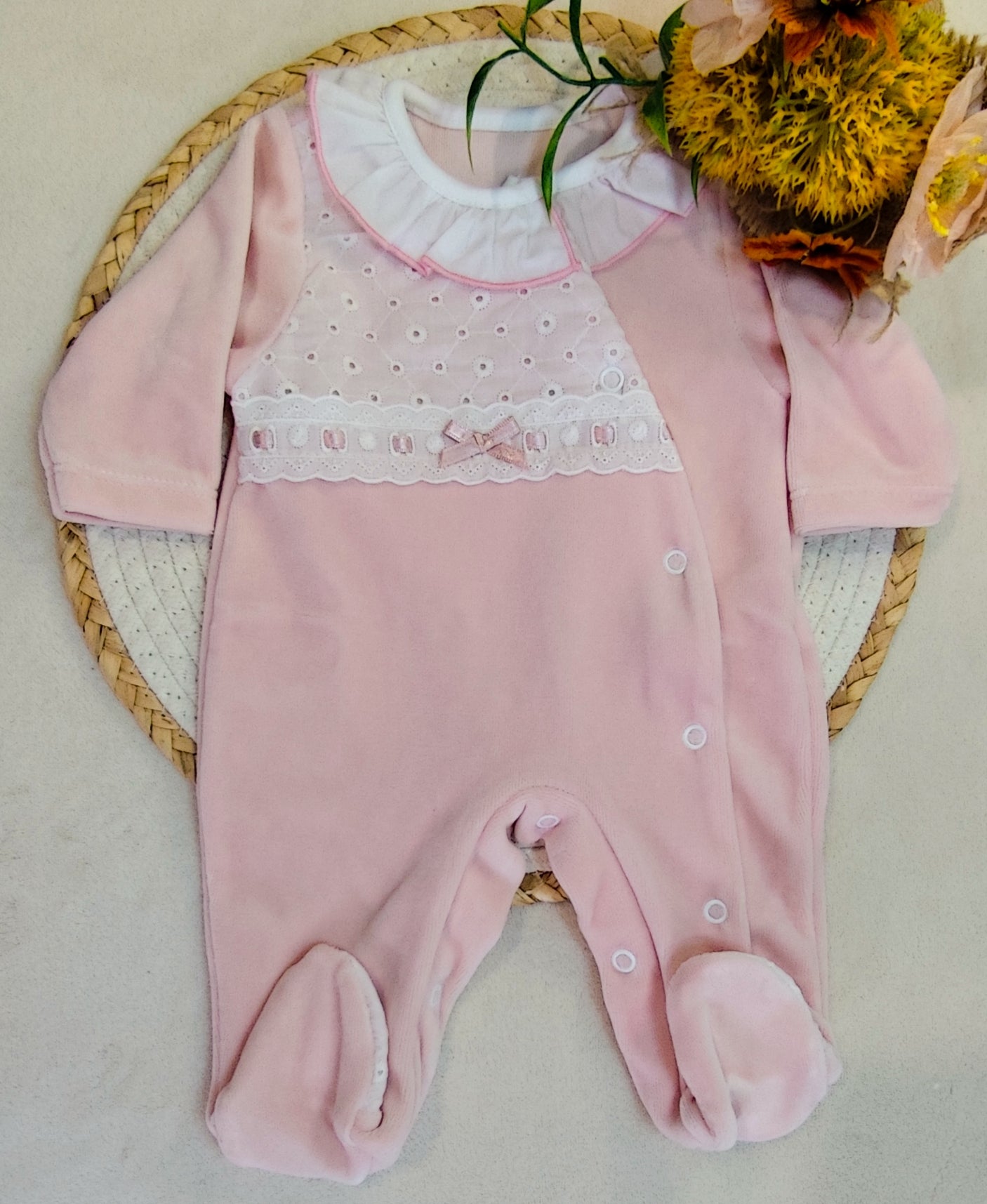 Babygrow veludo gola