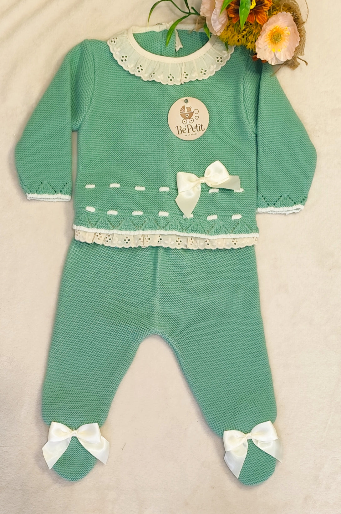 Conjunto de malha laço 3 peças