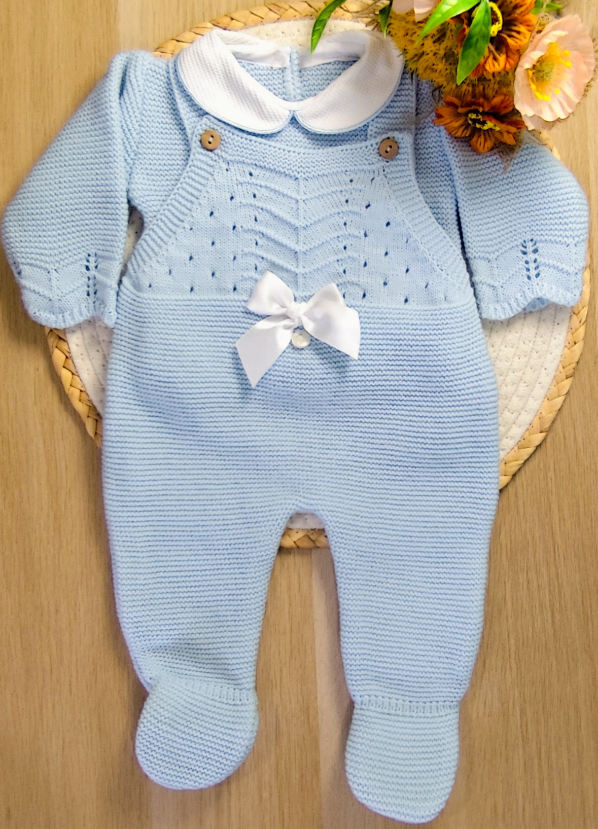 Conjunto de 3 peças malha lacinho