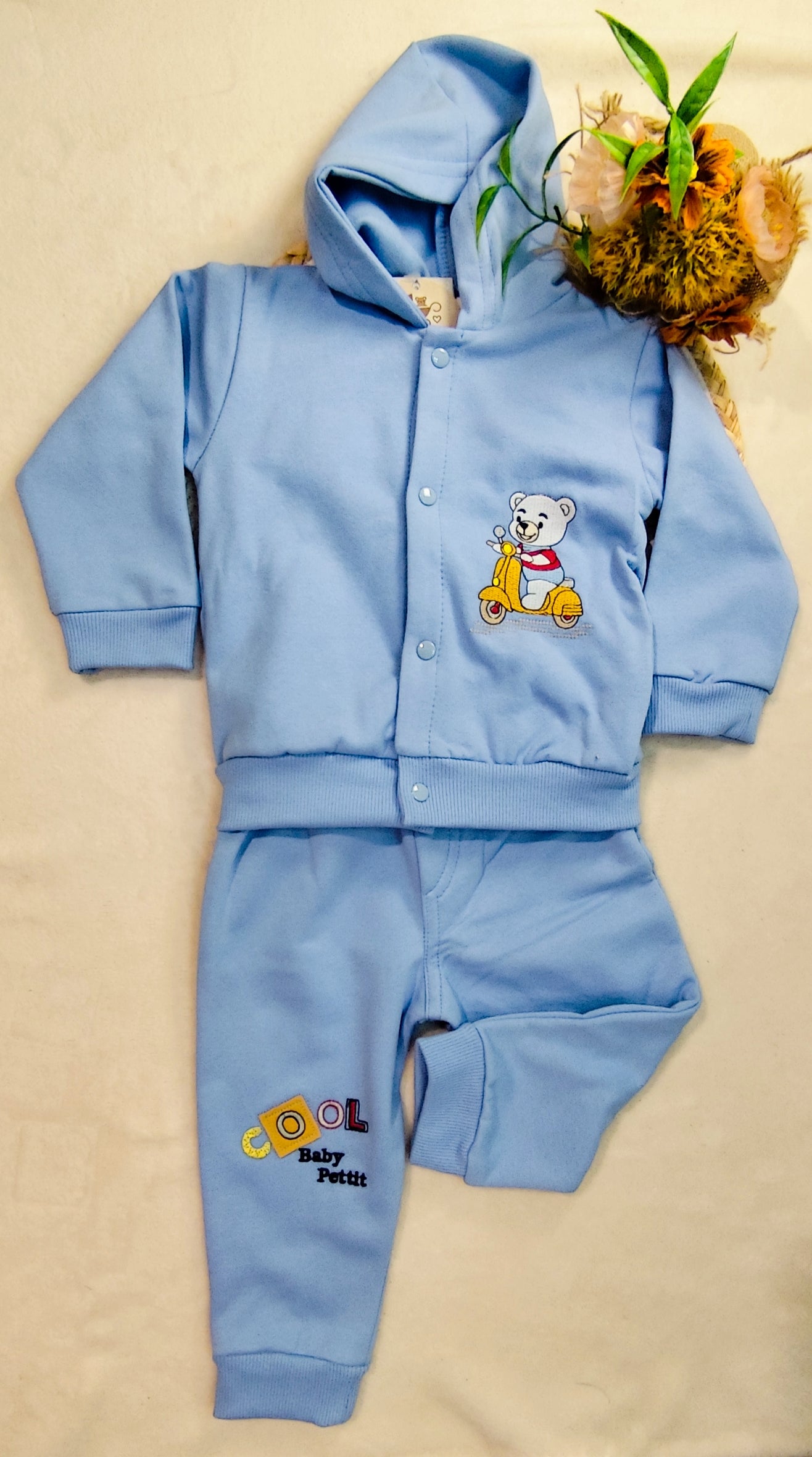 Conjunto Mota ursinho de três peças