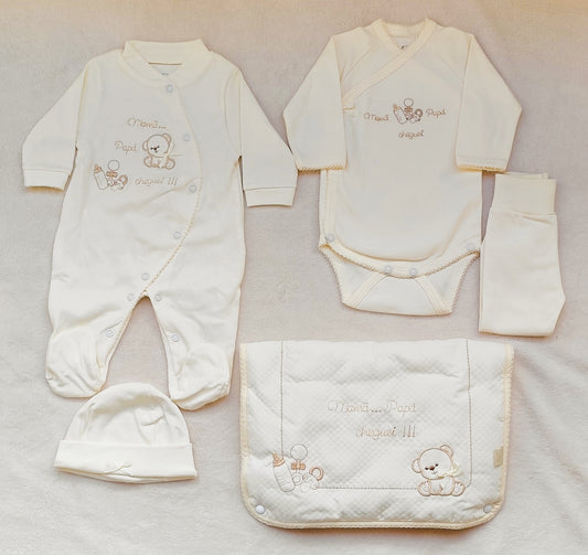 Conjunto primeira roupinha 5 peças