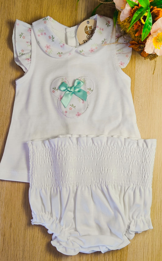 Conjunto 2 peças de lacinho