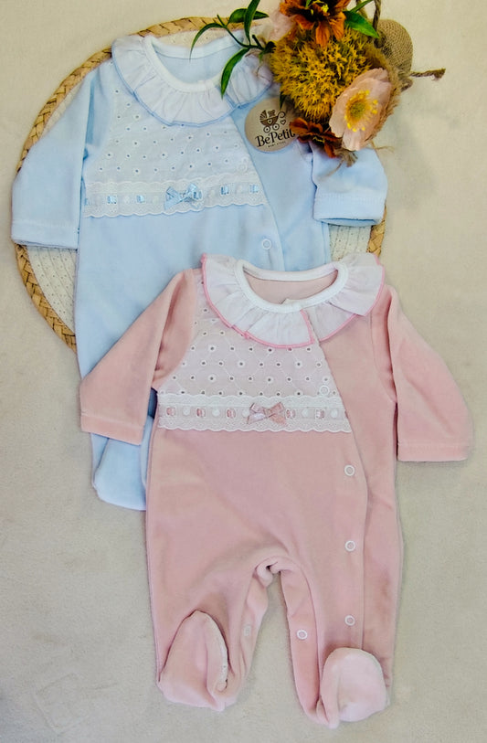 Babygrow veludo gola