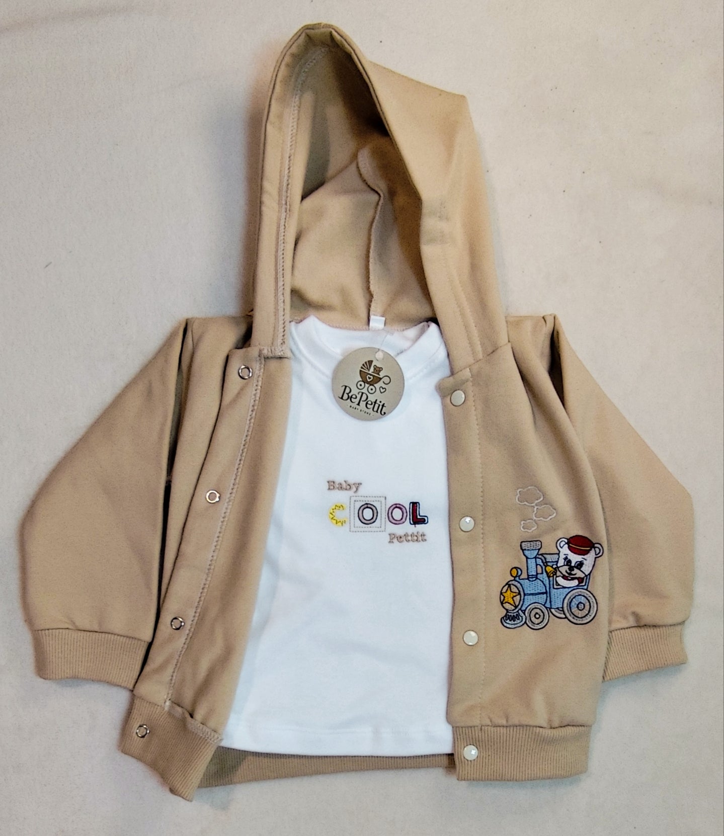 Conjunto comboio de três peças