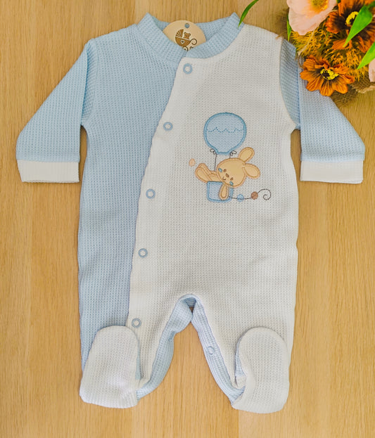 Babygrow azul ursinho