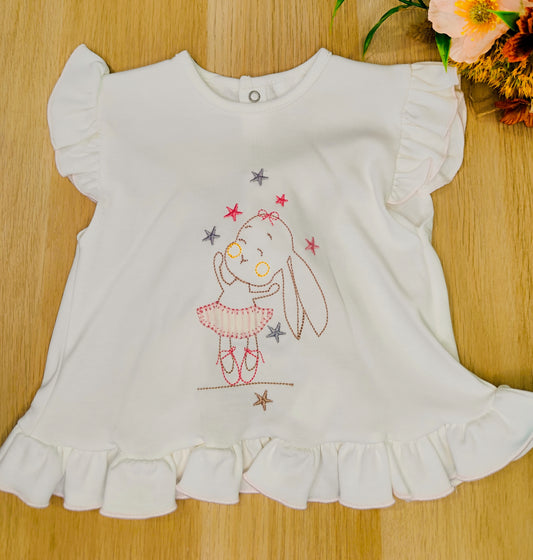 Conjunto bebé bailarina com tapa fralda