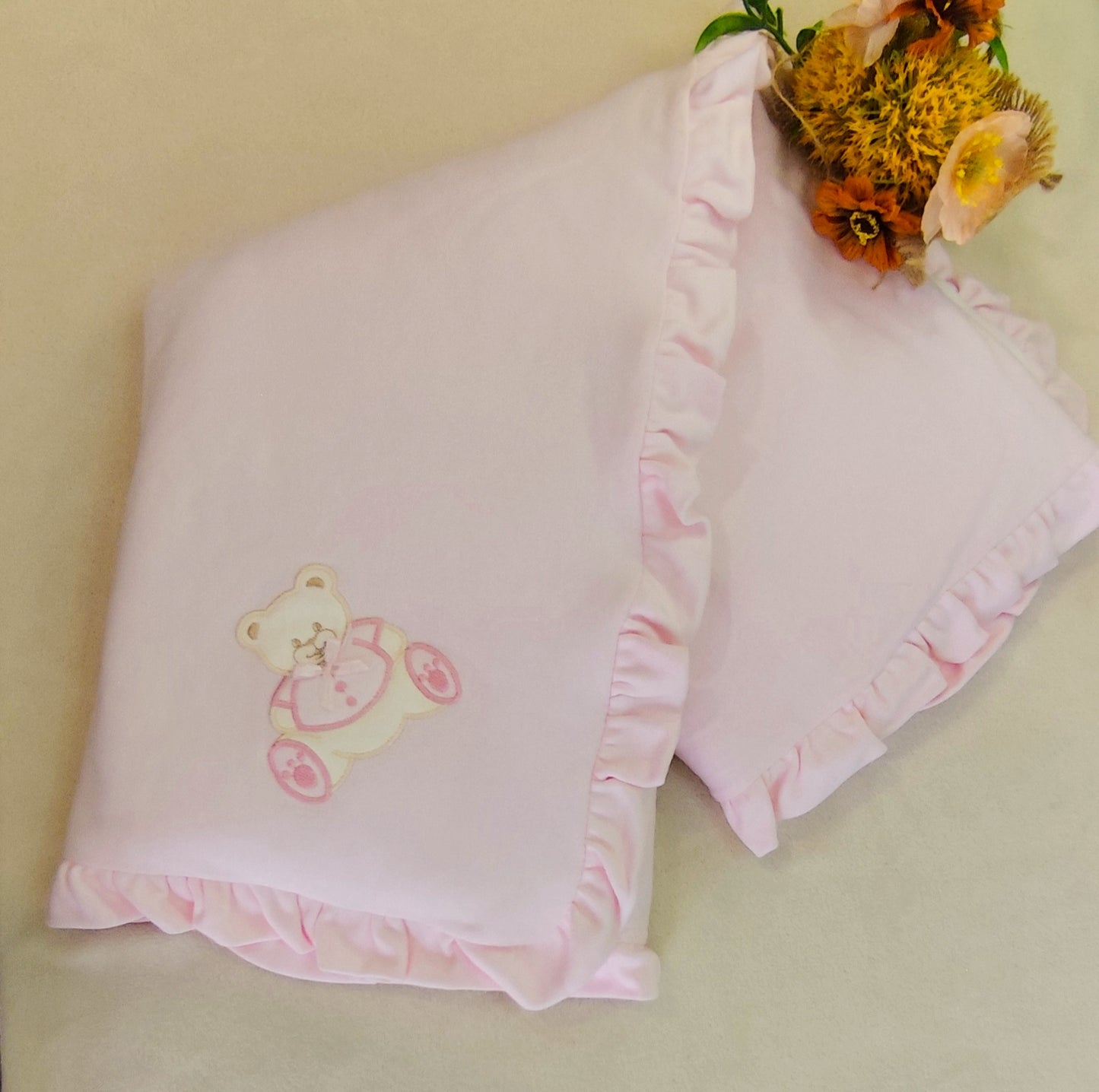 Conjunto de Manta + Babygrow 100%algodão