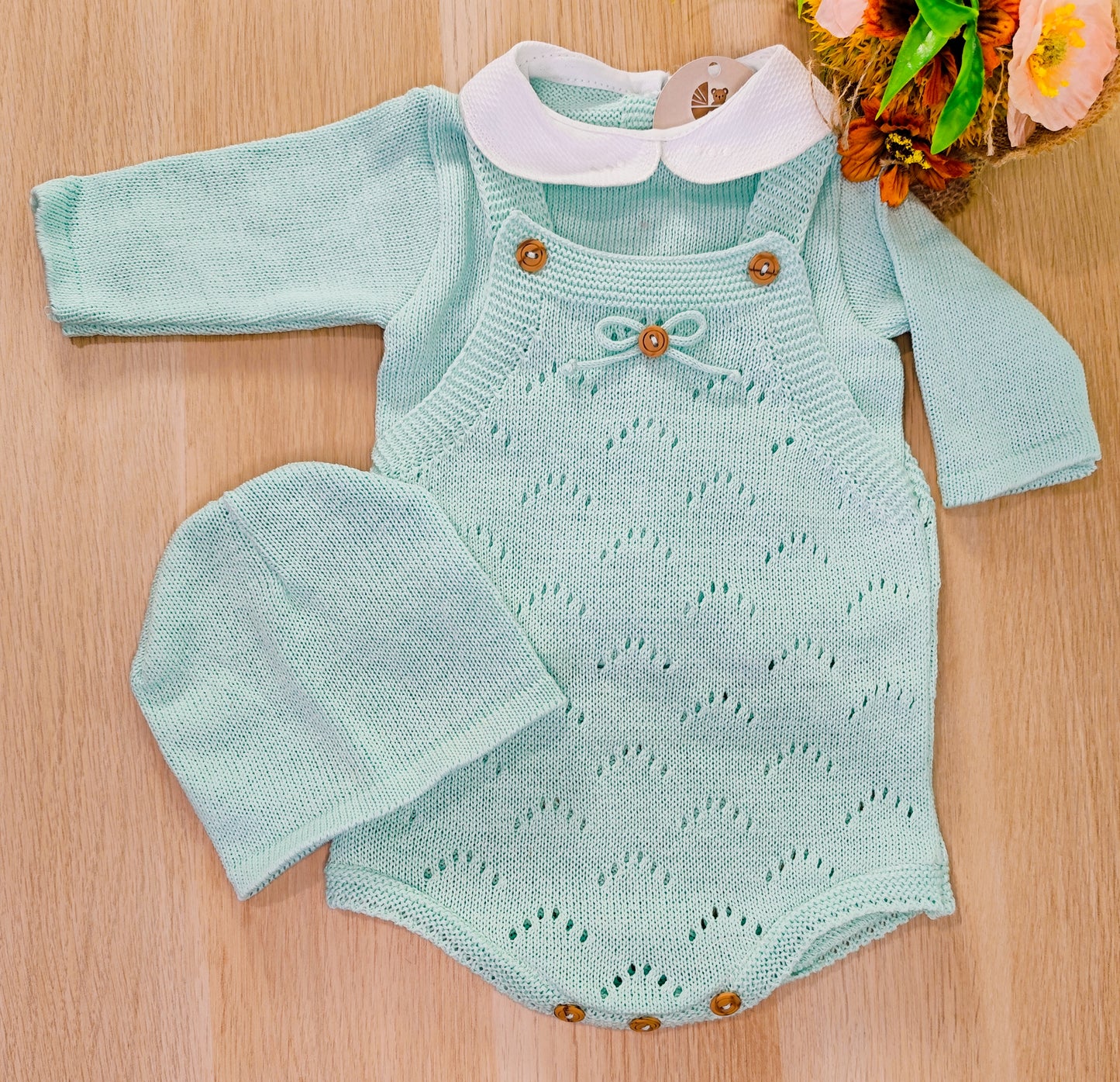 Conjunto de Tricô 3 peças