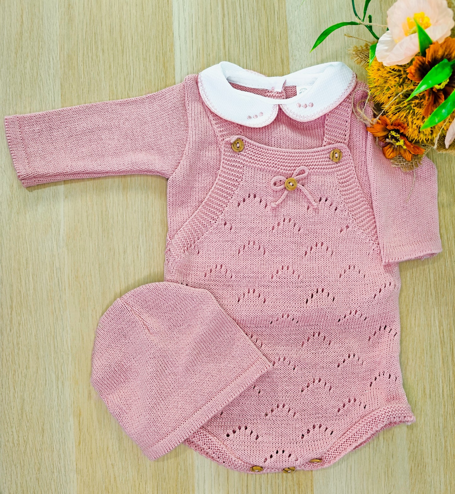 Conjunto de Tricô 3 peças