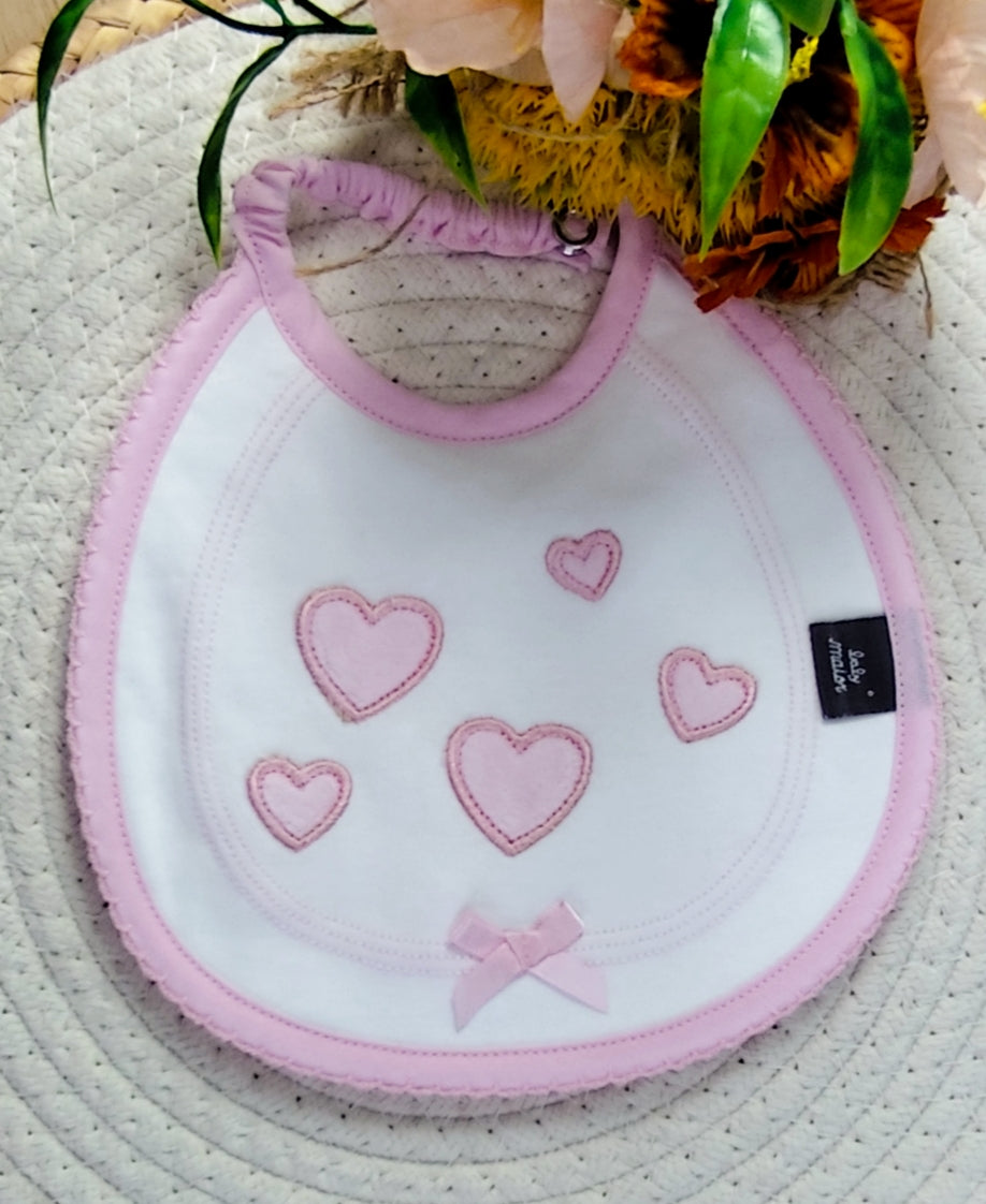 Conjunto Veludo corações