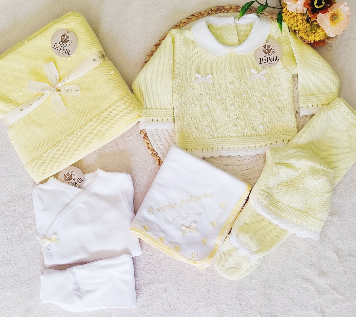 Kit maternidade amarelo