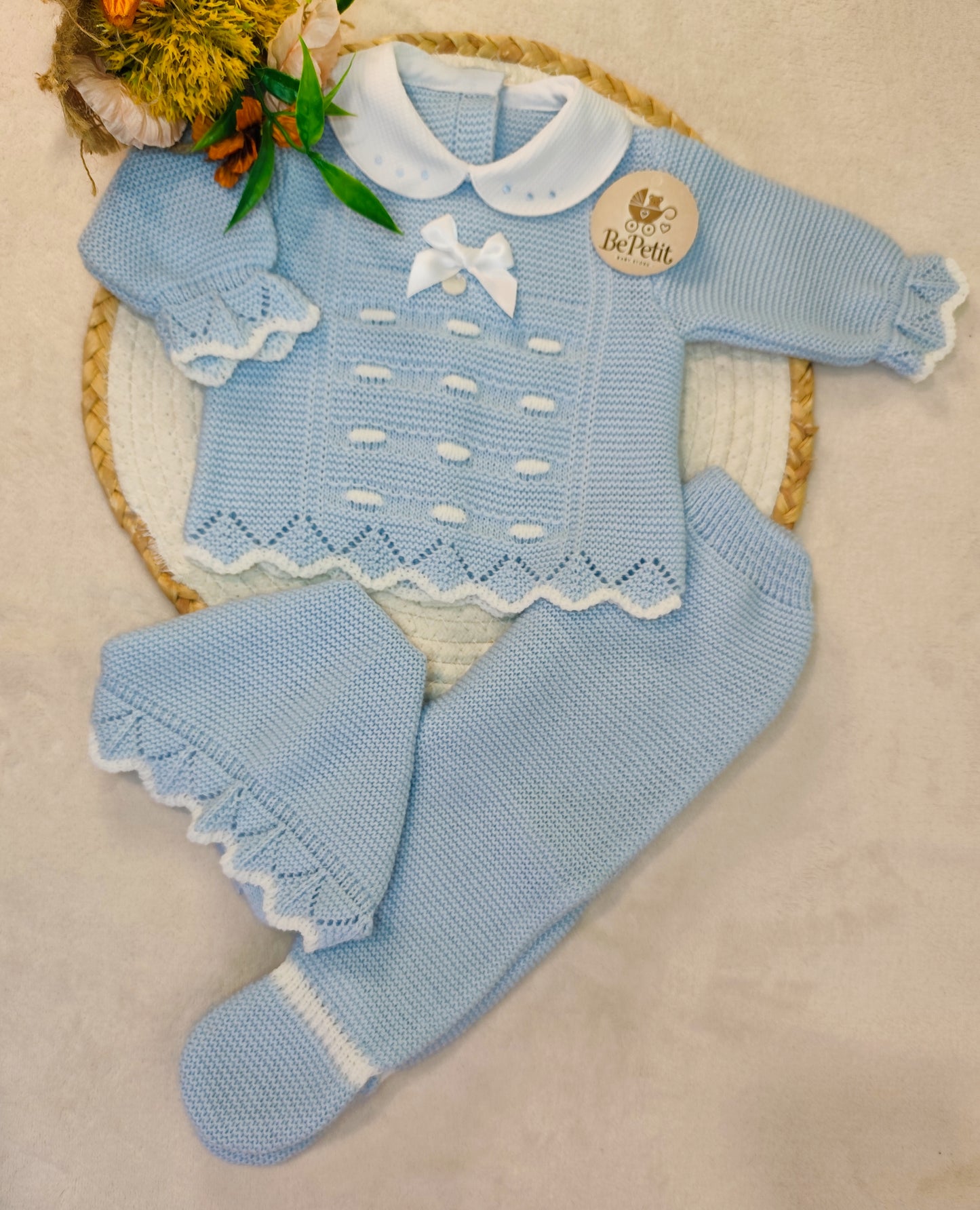 Conjunto malha azul
