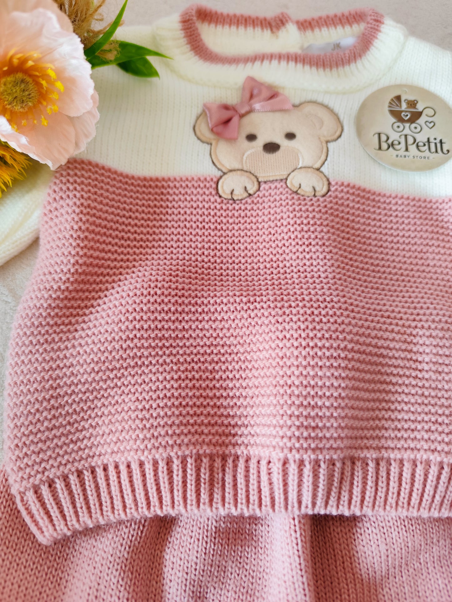 Conjunto 3 peças rosa