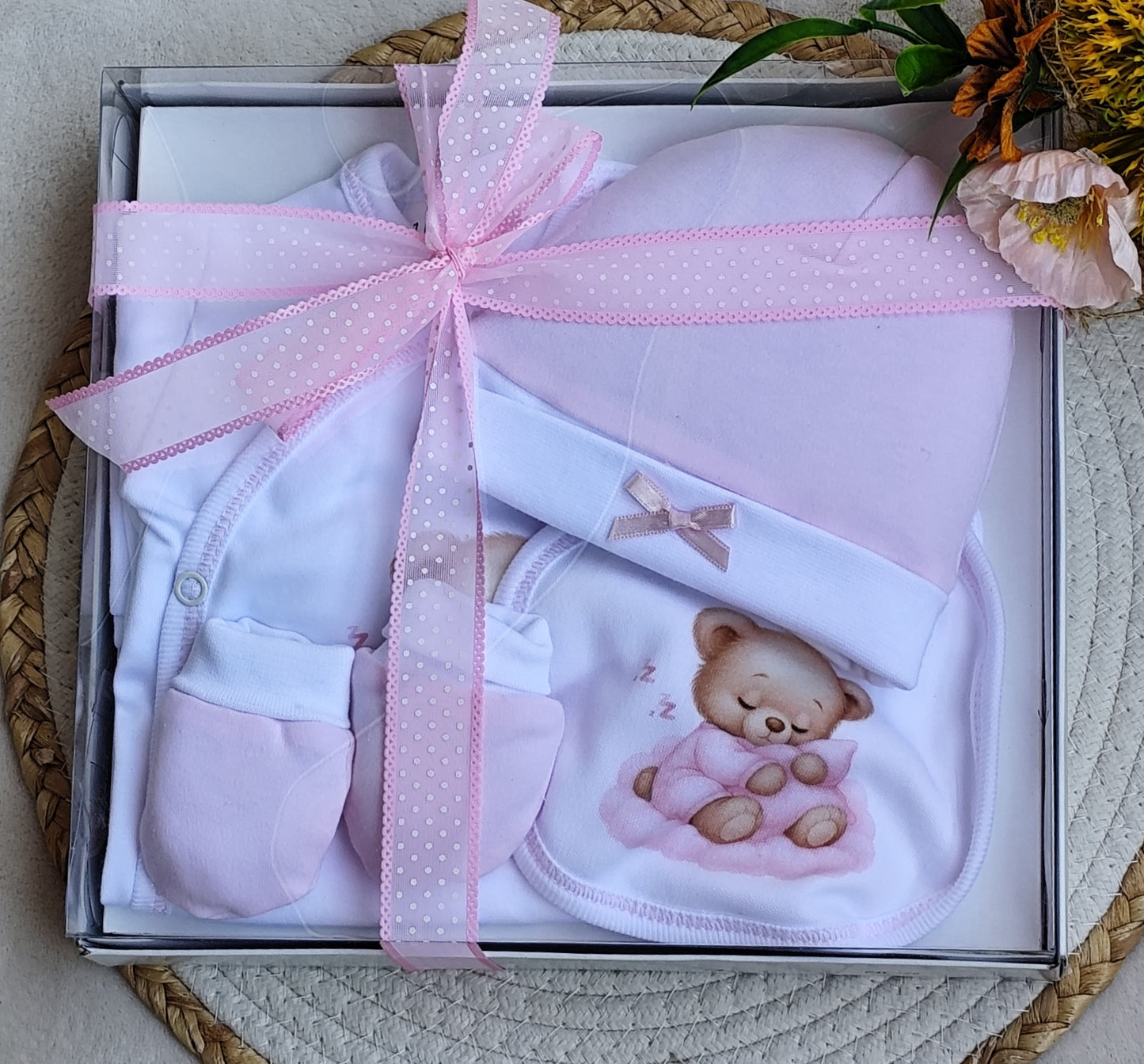 Conjunto de Algodão para Bebé – 5 Peças