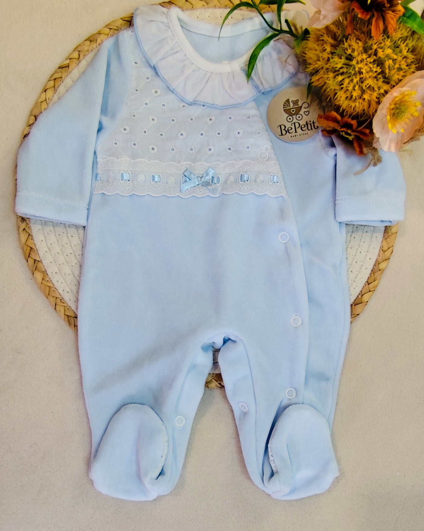 Babygrow veludo gola