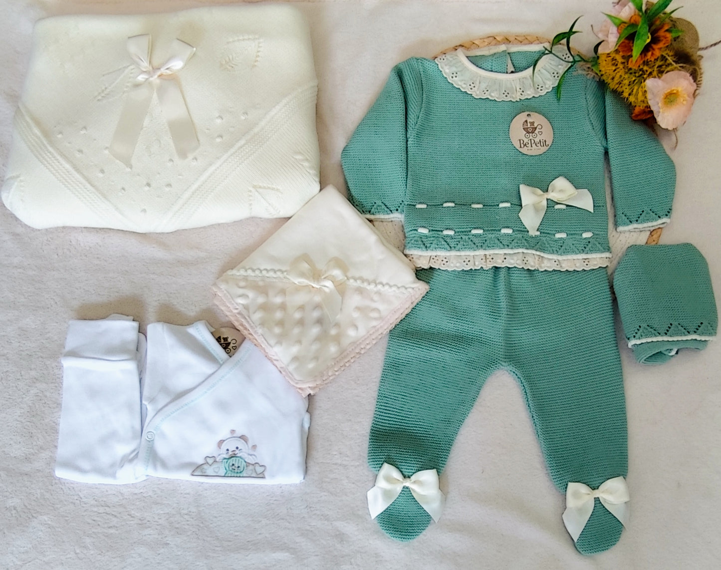 Kit maternidade laço