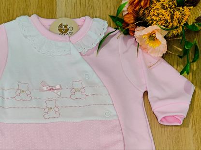 Babygrow Ursinho rosa