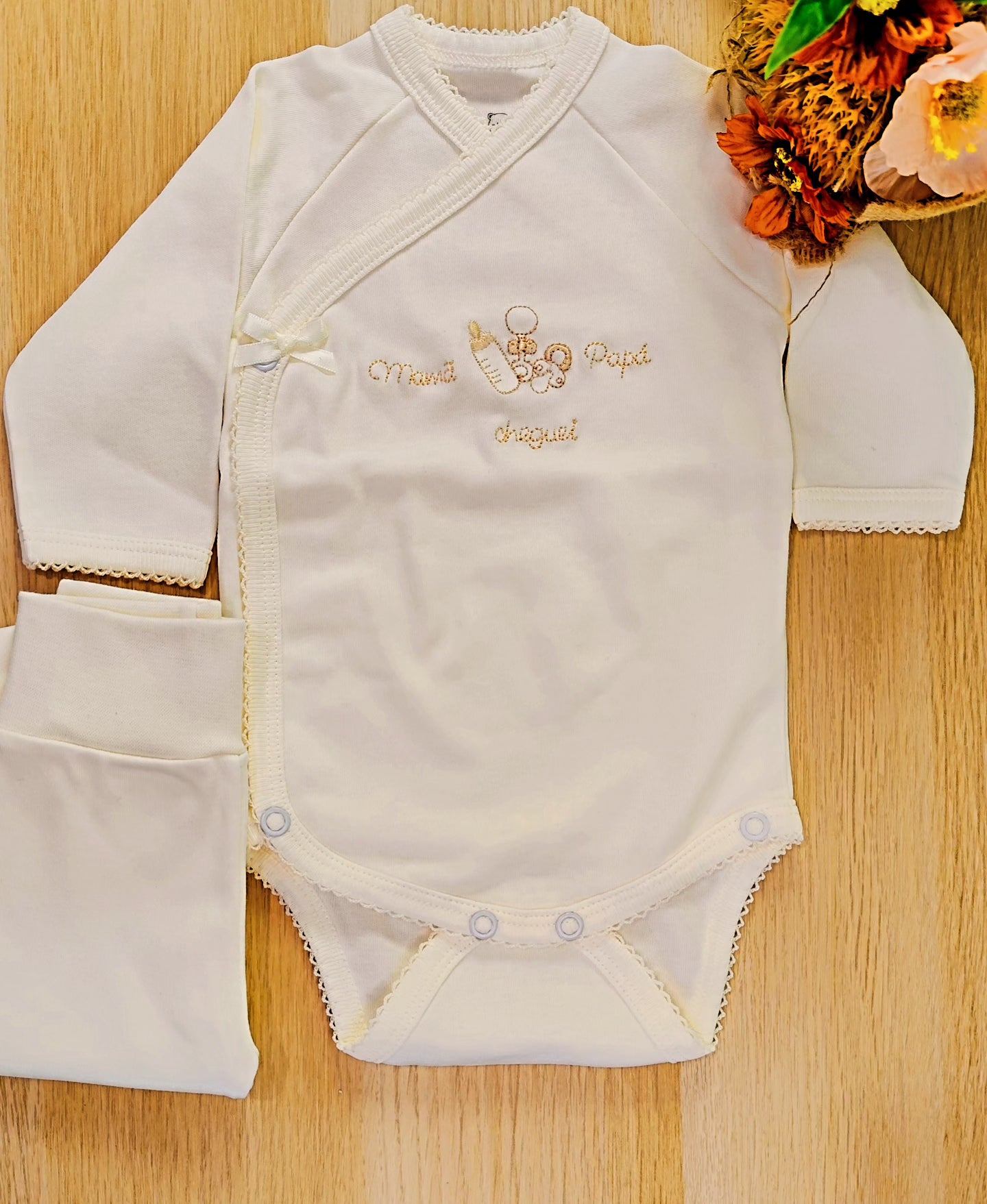 Conjunto primeira roupinha 5 peças