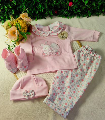 Conjunto algodão 4 peças