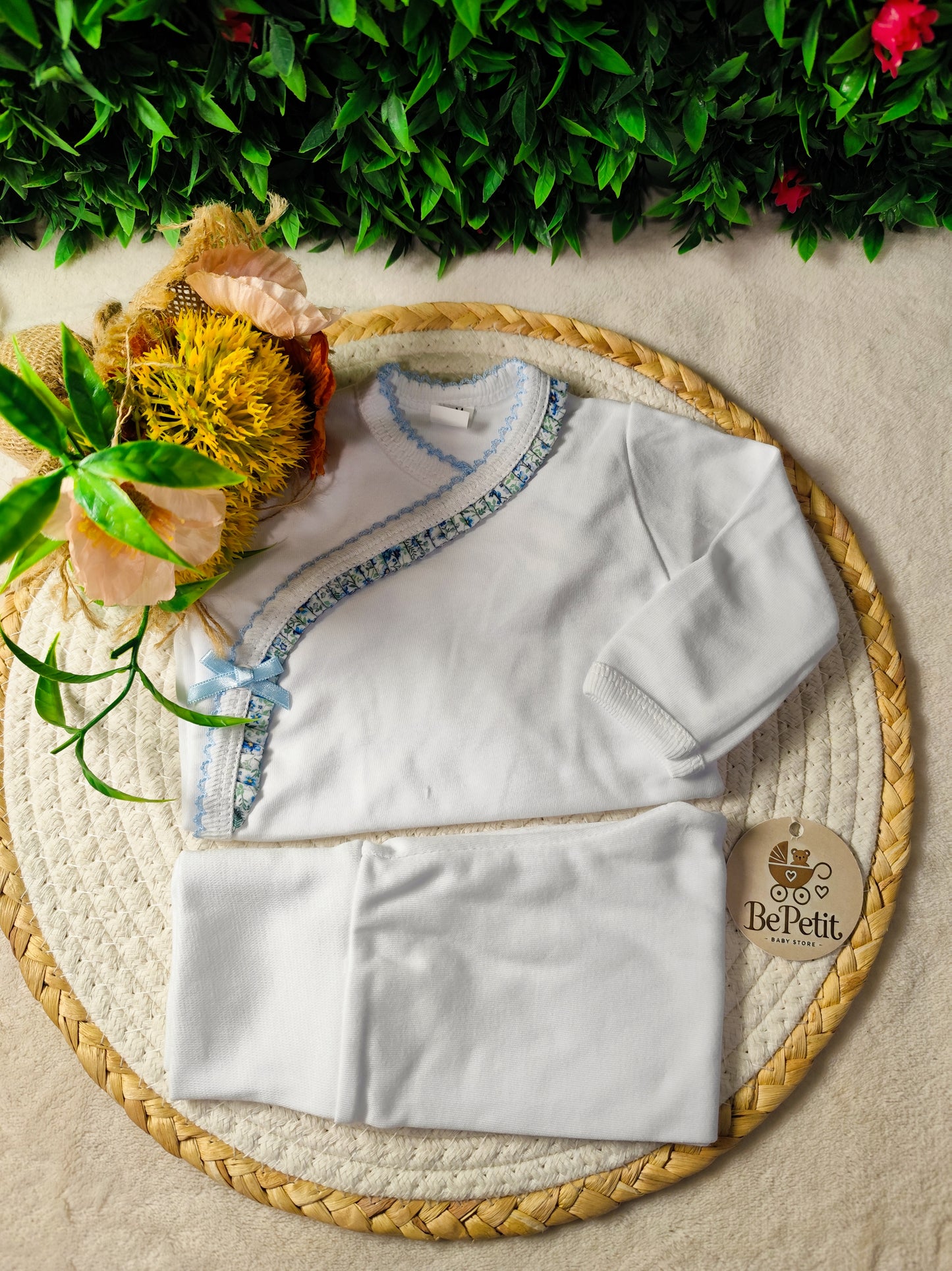 Conjunto de interiores body e calça s/ carda