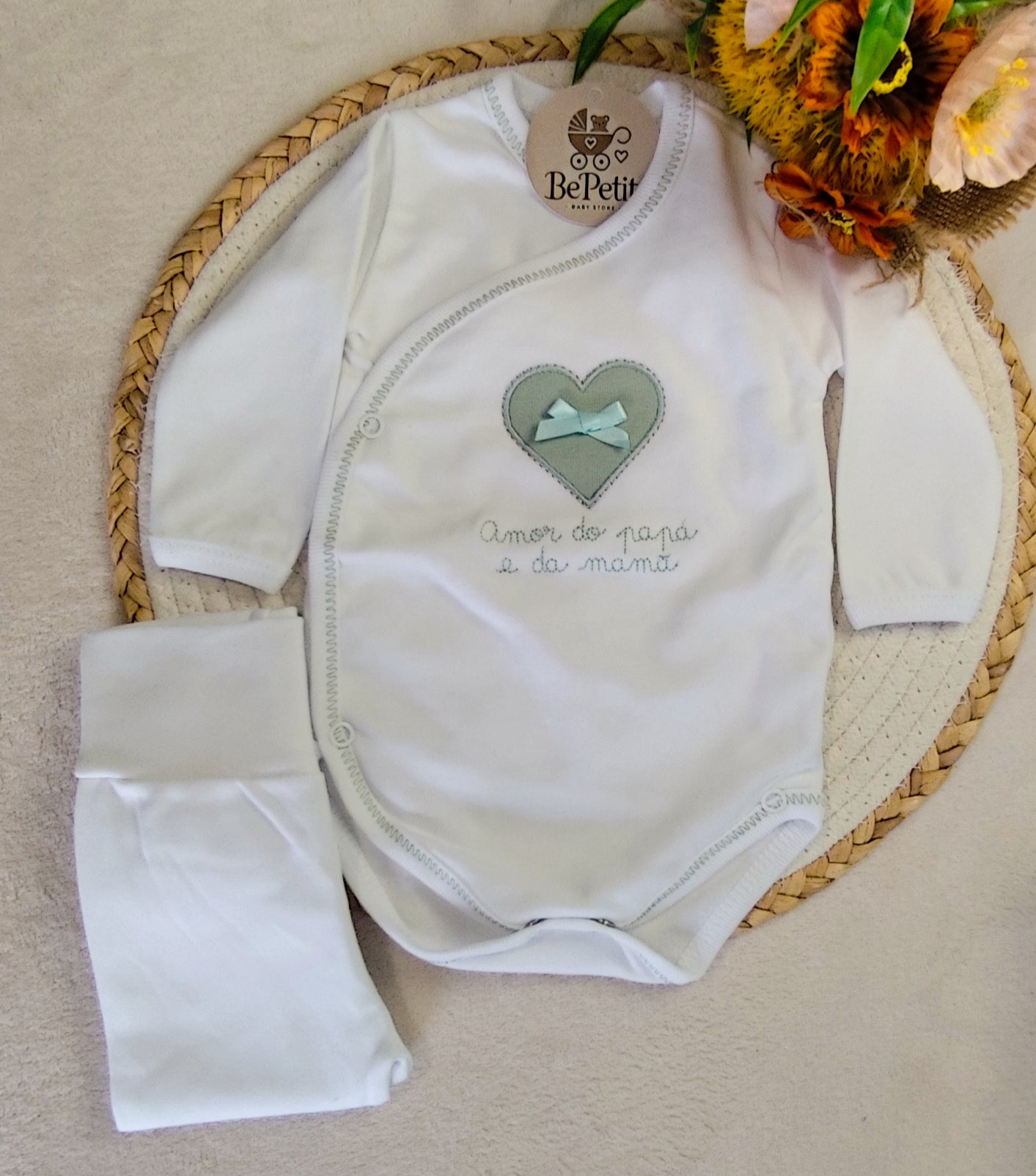 Conjunto "Amor do Papai e da Mamãe" – 5 Peças