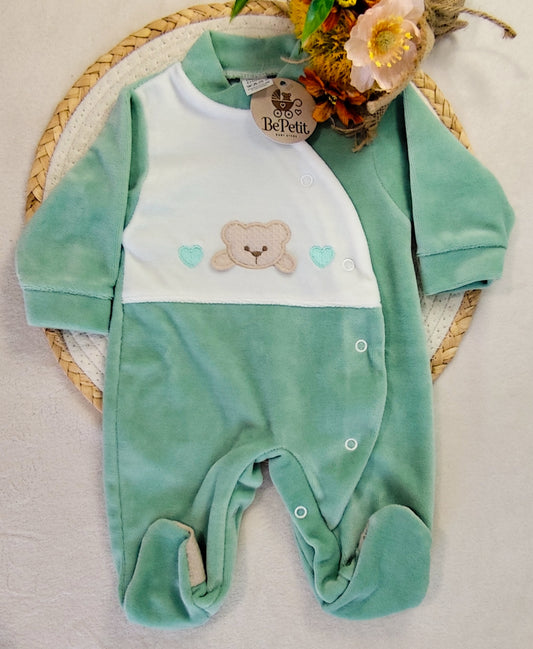 Babygrow urso coração