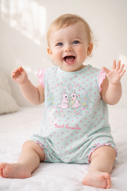 Macacão fofo coelhinhas