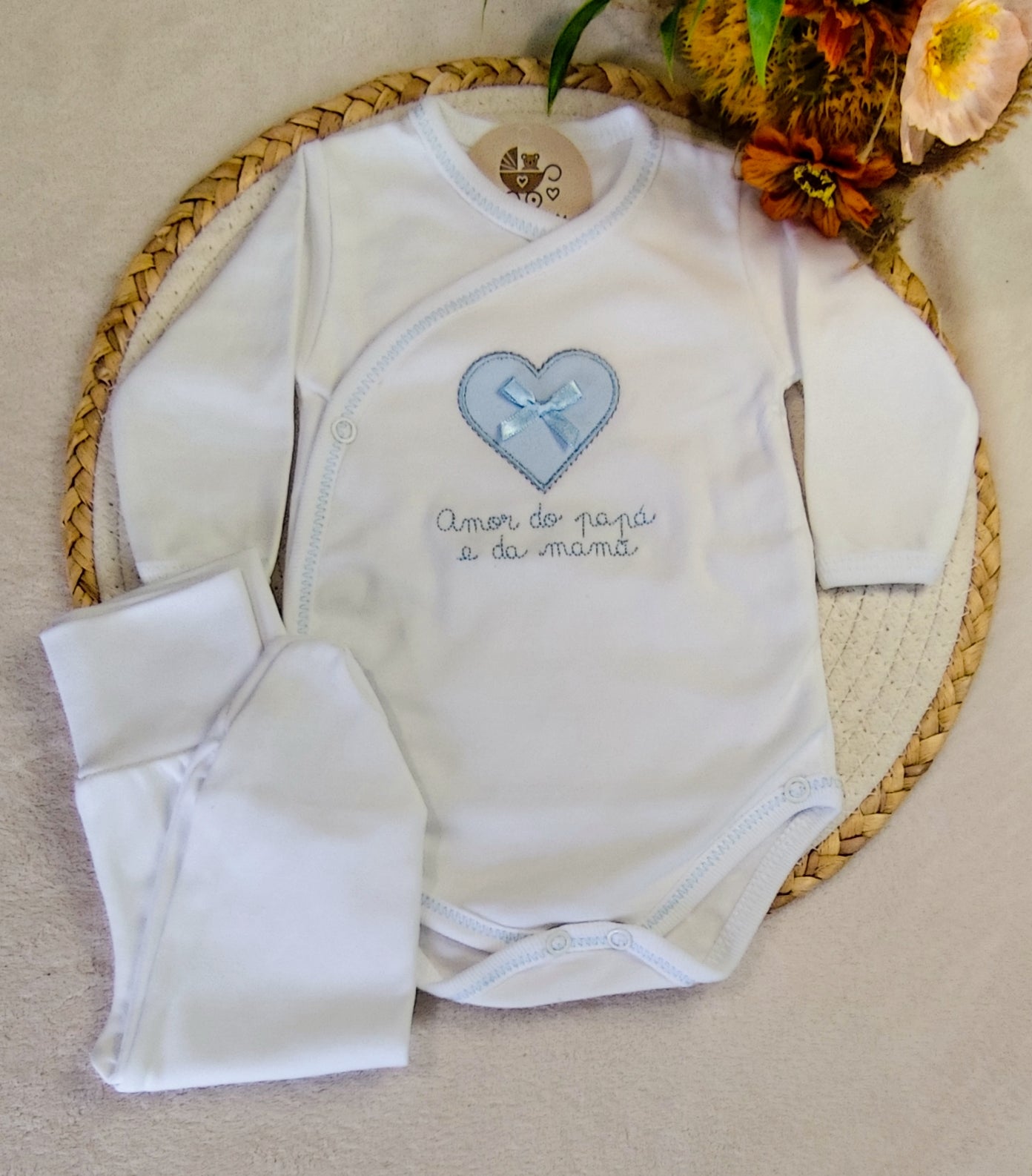 Conjunto "Amor do Papai e da Mamãe" – 5 Peças