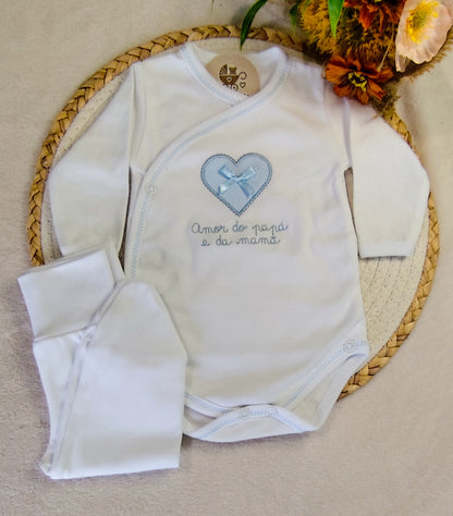 Conjunto "Amor do Papai e da Mamãe" – 5 Peças