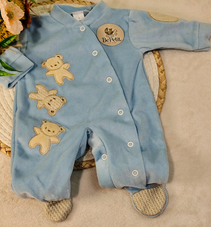 Babygrow veludo ursinhos