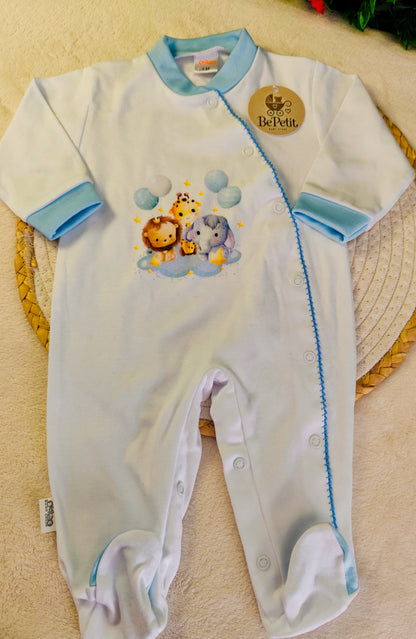 Babygrow algodão Safari