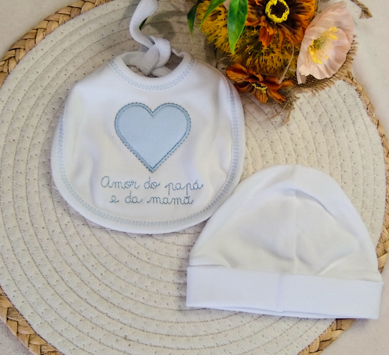 Conjunto "Amor do Papai e da Mamãe" – 5 Peças