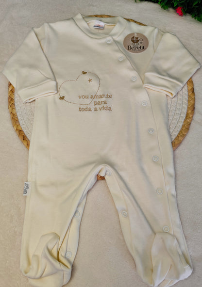 Babygrow algodão Amo-te