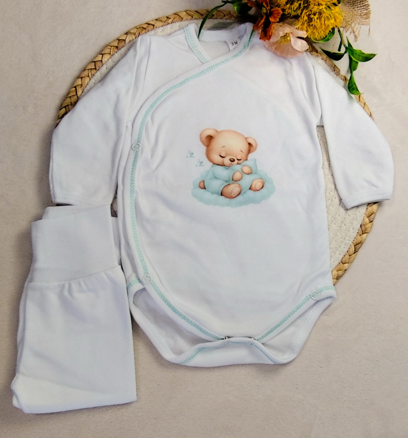 Body c/ collant c/ carda urso sono