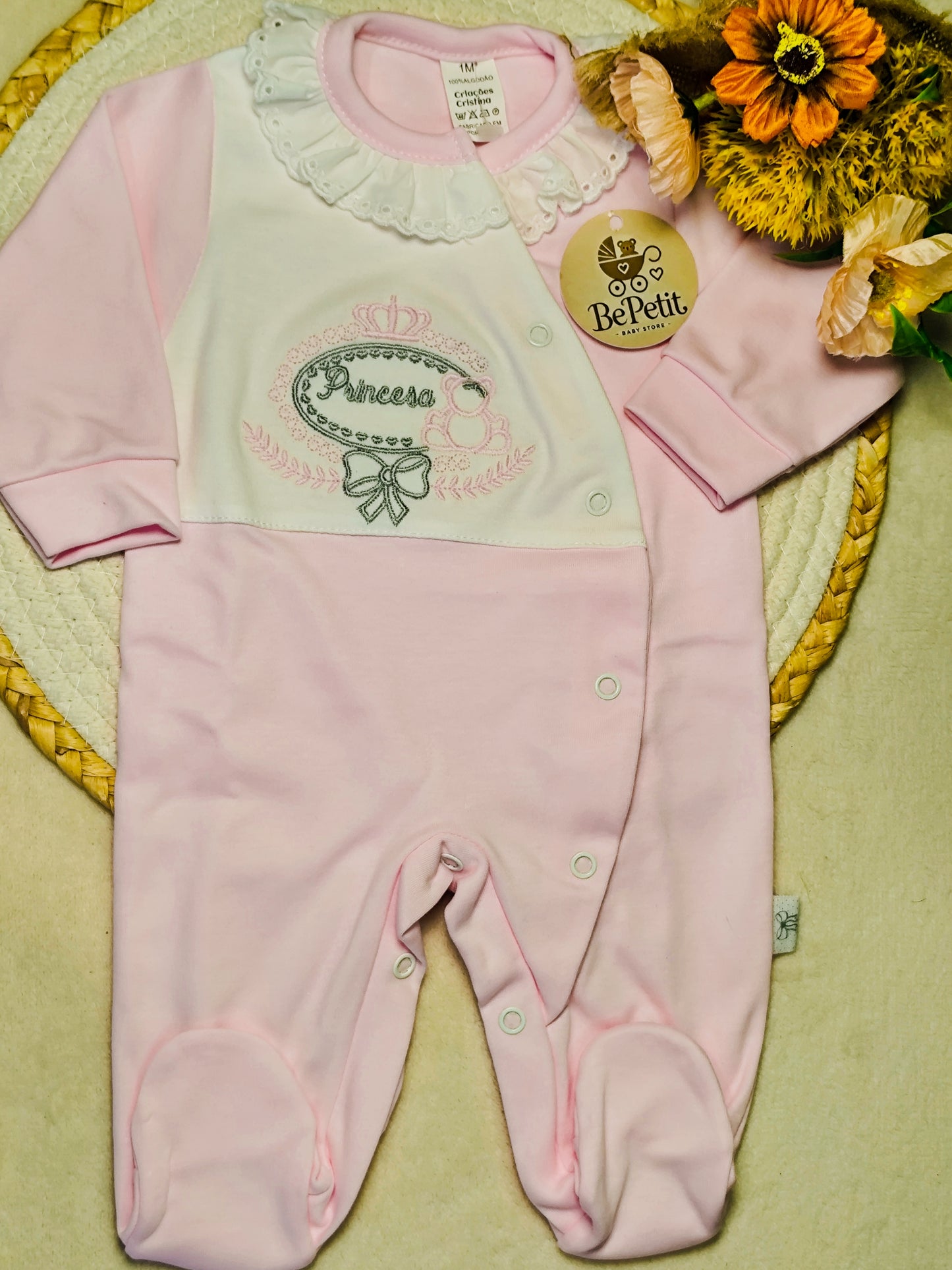 Babygrow algodão Princesa