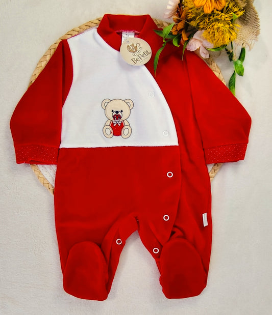 Babygrow urso chupeta