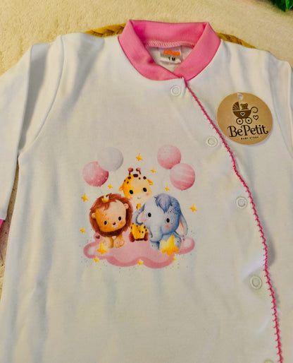 Babygrow algodão Safari