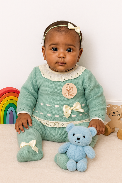 Conjunto de malha laço 3 peças