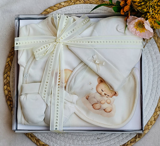 Conjunto de Algodão para Bebé – 5 Peças