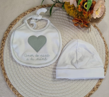 Conjunto "Amor do Papai e da Mamãe" – 5 Peças