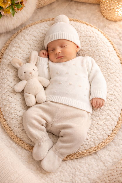 Conjunto malha pompom
