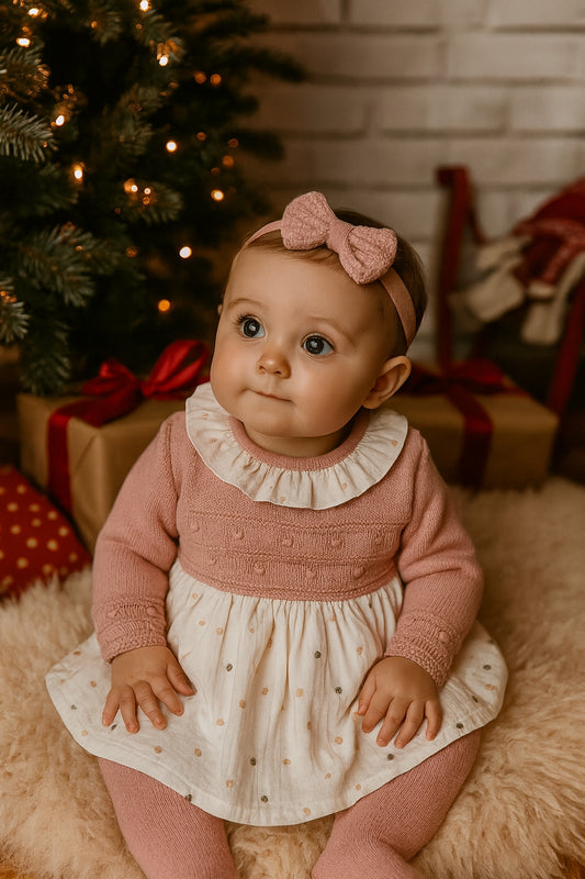 Vestido Malha com tecido