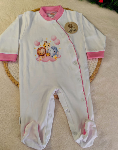 Babygrow algodão Safari