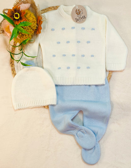 Conjunto malha pompom