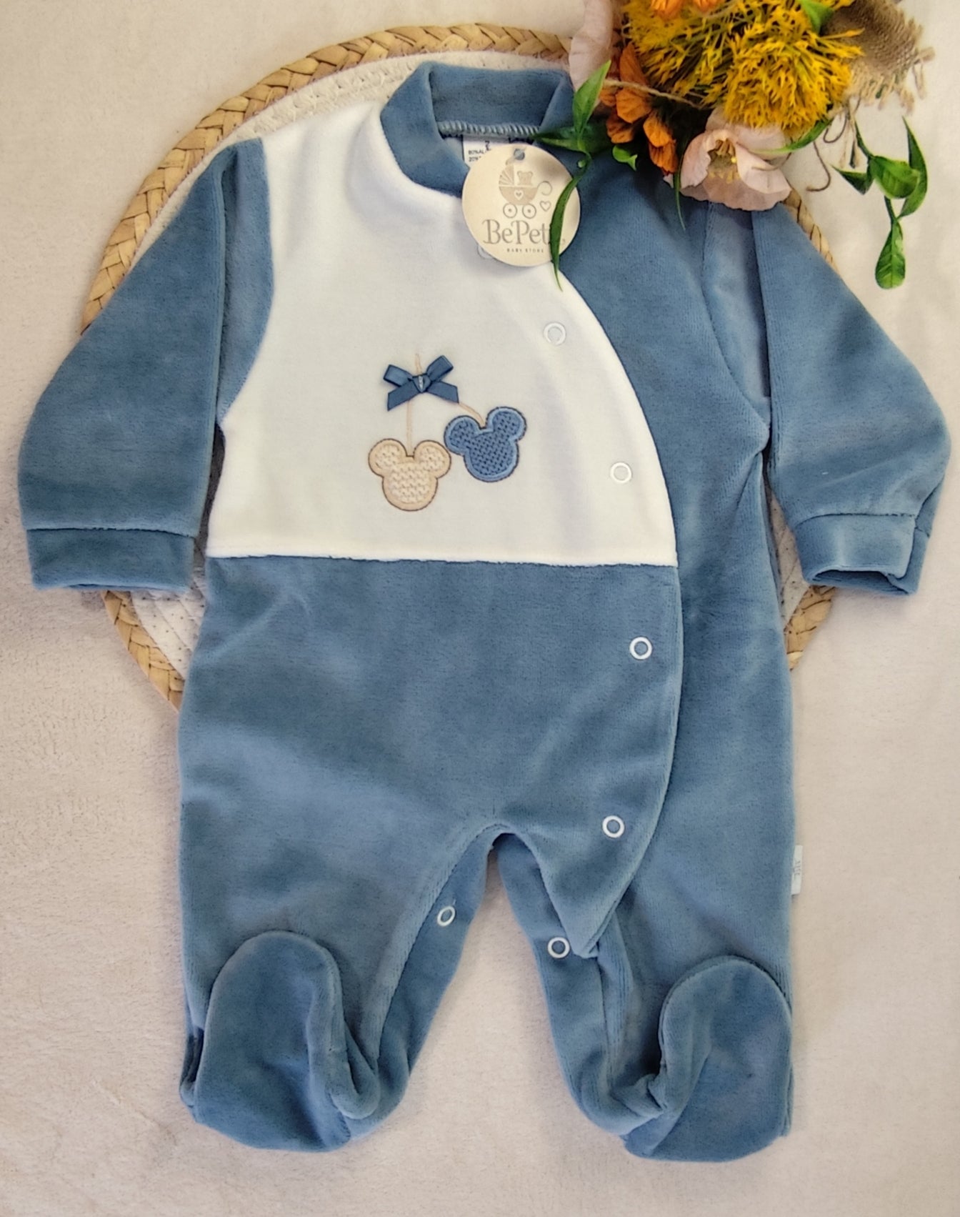 Babygrow urso lacinho